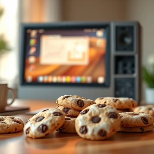 Cookies, small text files saved on a computer
